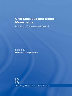 cover image of Civil Societies and Social Movements